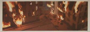 Juan Muñoz - "El incendio de Madrid visto desde la terraza de mi casa", 2000.