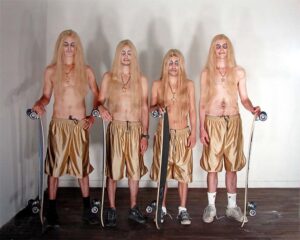 Olaf Breuning - "Skater (2001)"