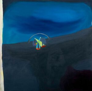 Alejandra Freymann - "Sólo una advertencia", 114 x 114 cm. (2007).