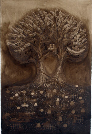 Federico Guzmán - "Árbol de vida", 152´5 x 102´5 cm. (2006).