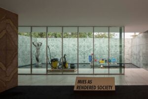 Andrés Jaque - "Cleaning", " (De la serie: Mies van de Rohe , Jaque Barcelona),Edición 1/3.